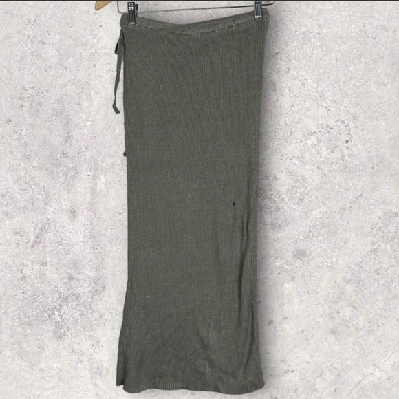 Free People Borderline Midi Skirt Marble Combo Size Small Revolve Ribbed Boho S - Picture 5 of 8